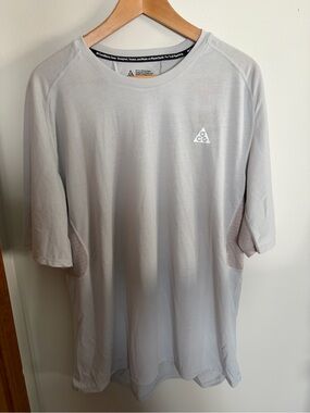 Nike ACG Solar Chase Dri Fit ADV Trail Running Top Grey SZ Large Tall IO9677-097